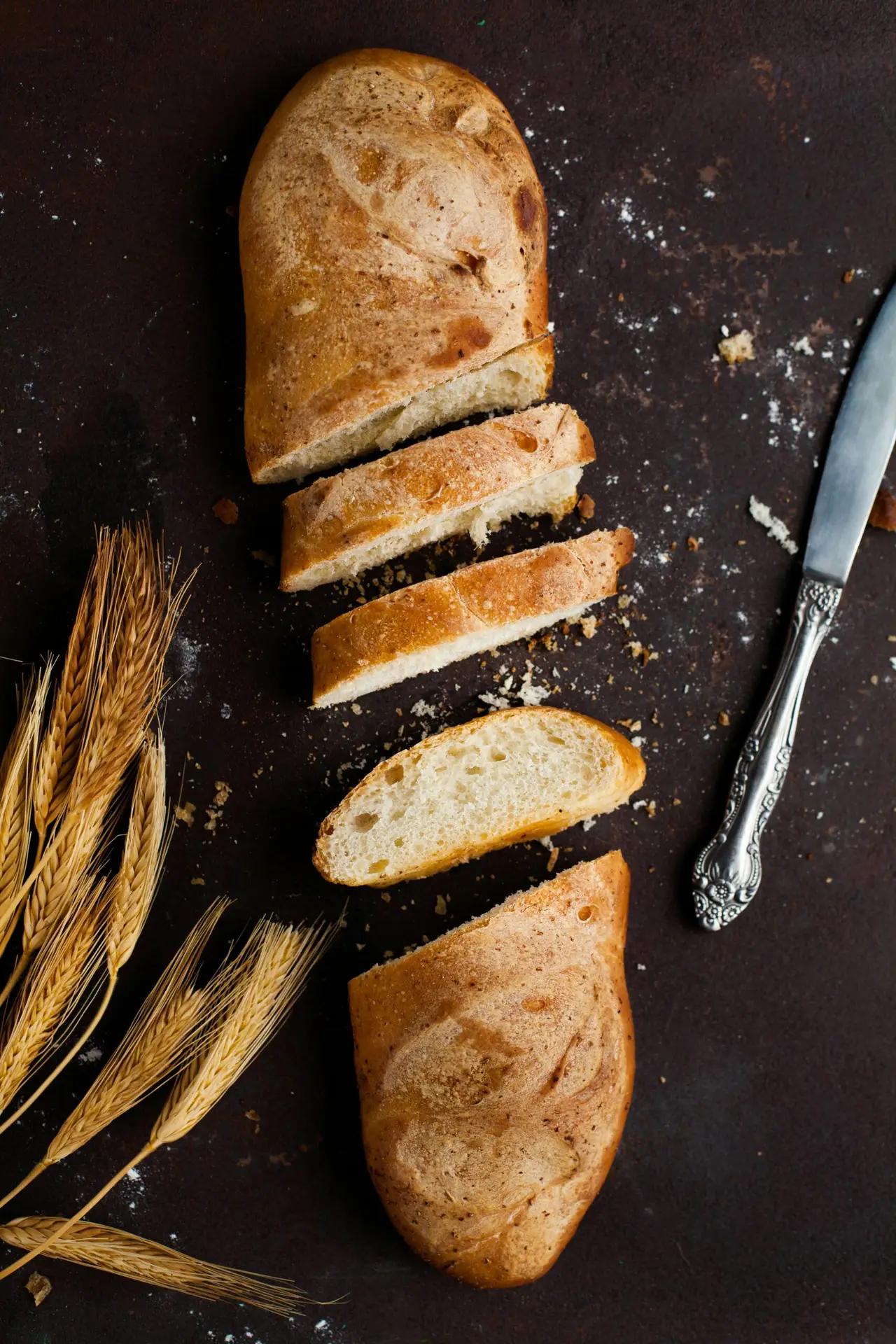 Fresh wheat bread picture